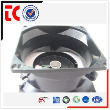 China famoso aluminio piezas de fundición / adc12 fundición de aluminio parte / redonda negro shell de tiro